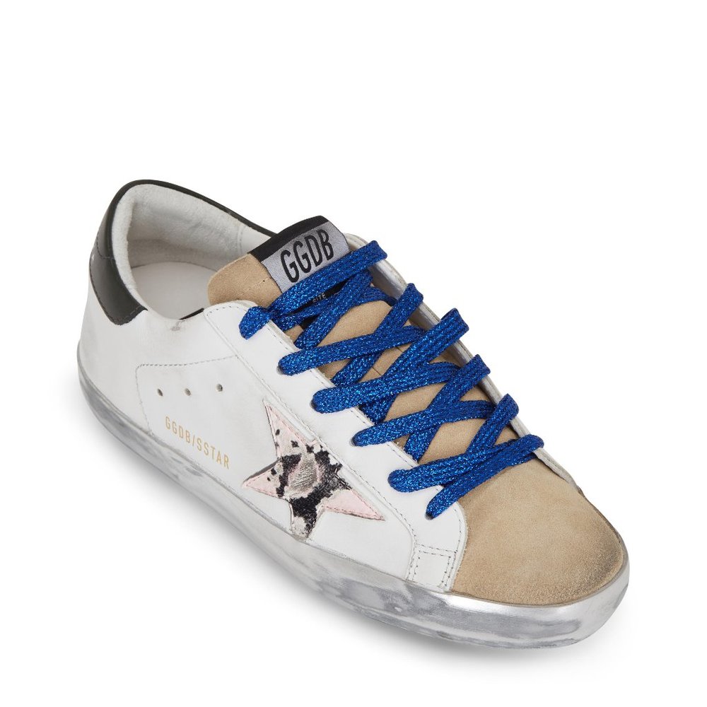 NIB Golden Goose Super-Star Pink Snakeskin Sta rSneaker, 37